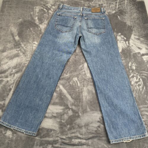 Old Navy Mens Y2K Famous Bootcut Jeans Size 30 x 30 100% Cotton Light Wash