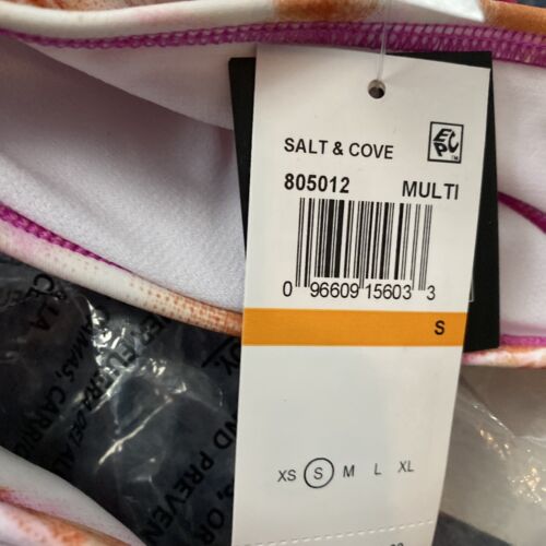 Salt Cove Juniors Tie-Dyed Wide-Strap Bikini Top Multicolor Size S Style 805012