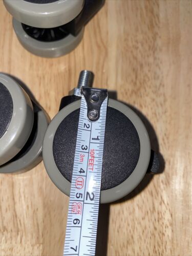 castor wheels with threads