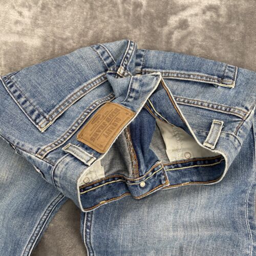 Old Navy Mens Y2K Famous Bootcut Jeans Size 30 x 30 100% Cotton Light Wash