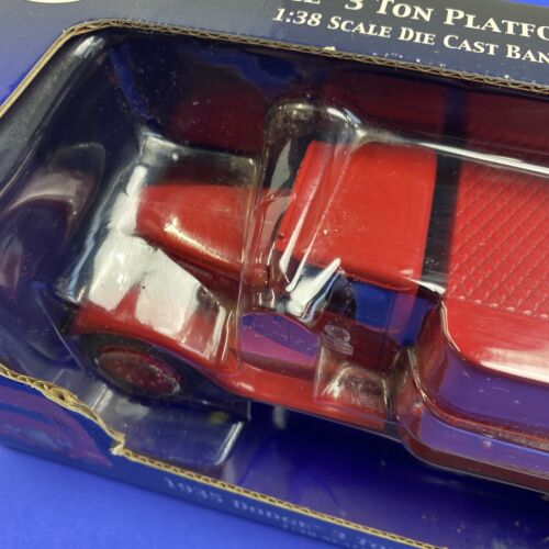 1935 Dodge 3 Ton Platform Truck 1:38 Die Cast Bank ERTL Collectibles - NIB