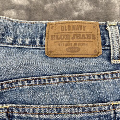 Old Navy Mens Y2K Famous Bootcut Jeans Size 30 x 30 100% Cotton Light Wash