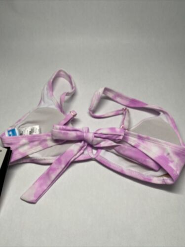 California Waves Women's Juniors' Size XS V-Wire Bralette Bikini Top Pink NwT