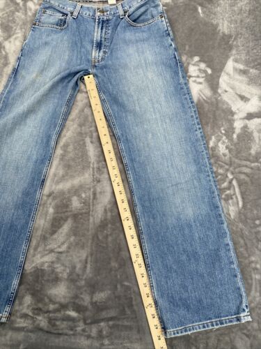 Old Navy Mens Y2K Famous Bootcut Jeans Size 30 x 30 100% Cotton Light Wash