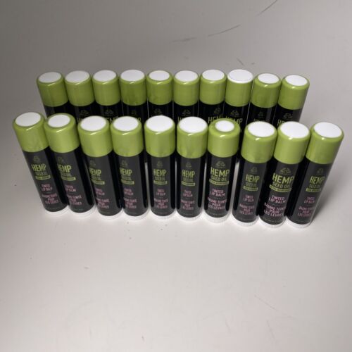 Avon Veilment Hemp Seed Oil Ultra-Nourishing Tinted Lip Balm, RED, LOT OF 20