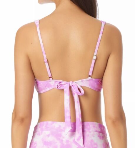 California Waves Women's Juniors' Size XS V-Wire Bralette Bikini Top Pink NwT