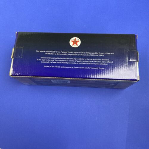 1935 Dodge 3 Ton Platform Truck 1:38 Die Cast Bank ERTL Collectibles - NIB