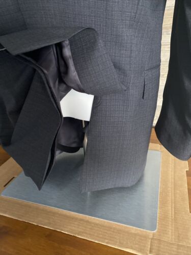 Ysl Mens Blazer (40R) Gray With Functional Surgeon Buttons