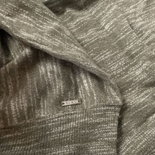 DKNY Jeans Shirt Top Women (Size XXL) Sag Sage Knit Pullover Short Sleeve