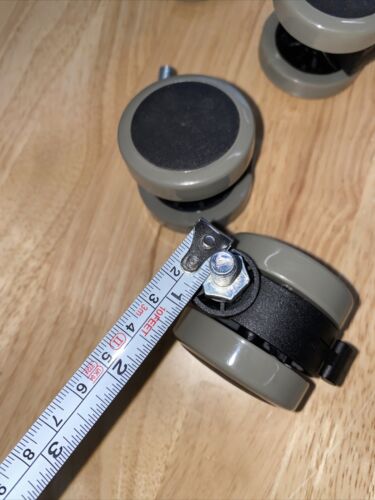 castor wheels with threads