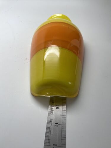 Wall Decor Vase Decoration Half Vase Made Of Glass Yellow / Orange