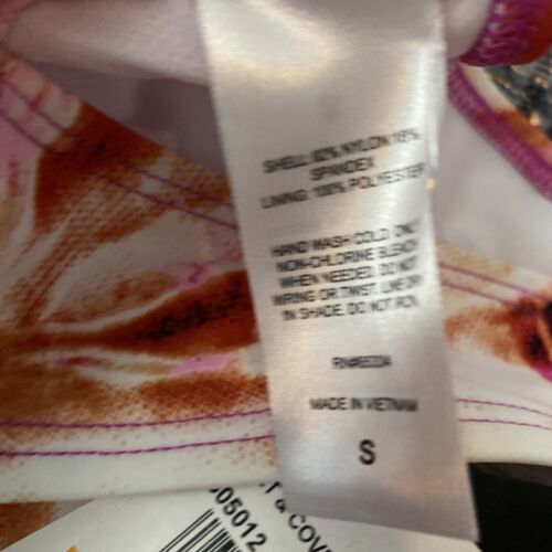 Salt Cove Juniors Tie-Dyed Wide-Strap Bikini Top Multicolor Size S Style 805012
