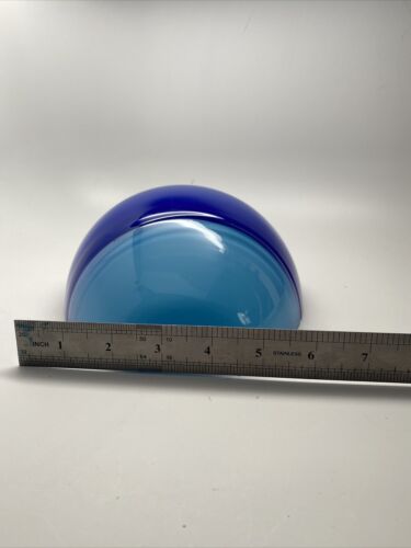 Wall Decor Vase Decoration Half Vase Made Of Glass Blue