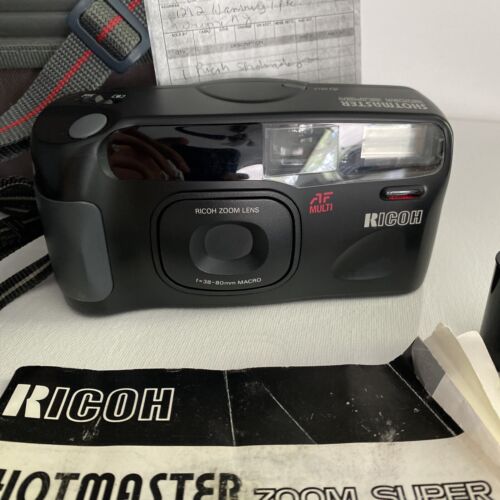 RICOH Shotmaster Zoom Super 35mm AF  Film Camera Very Complete