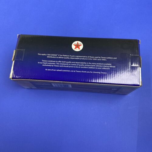 1935 Dodge 3 Ton Platform Truck 1:38 Die Cast Bank ERTL Collectibles - NIB