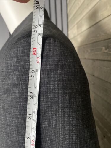 Ysl Mens Blazer (40R) Gray With Functional Surgeon Buttons