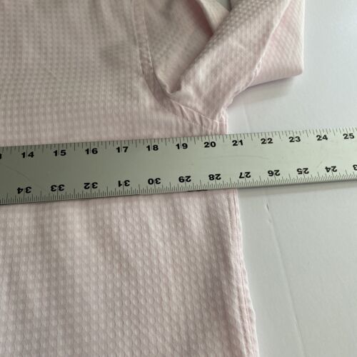 Report Collection Long Sleeve Button-down Dress Shirt Pink (blue Trim) Medium