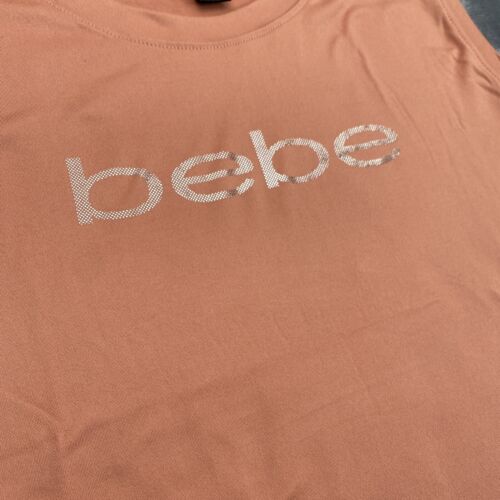 bebe Womens Pajama Sets Button Down Shirt and Shorts Sleepwear Pink Size M