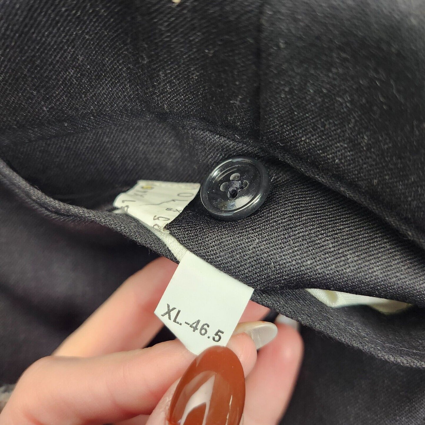 100% Wool Suit Set Jacket Size 52 X Long, Pants 46.5 X Long