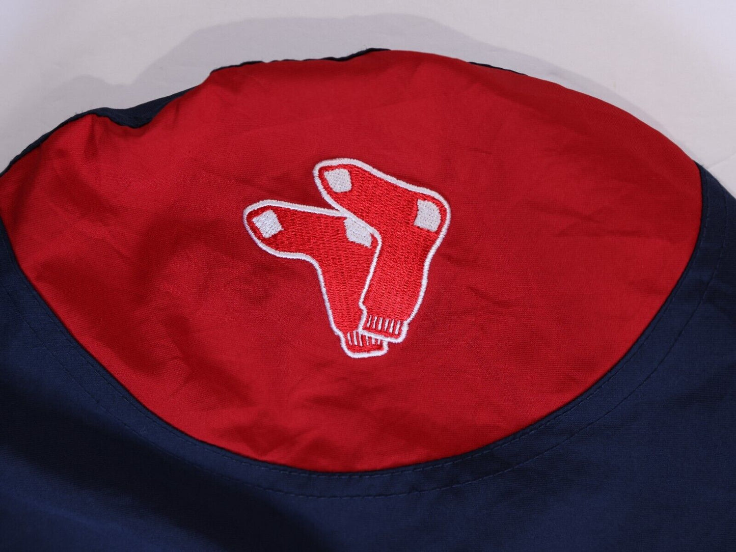 Nike Boston Red Socks 1/4 Zip Wind breaker with Hood Size M