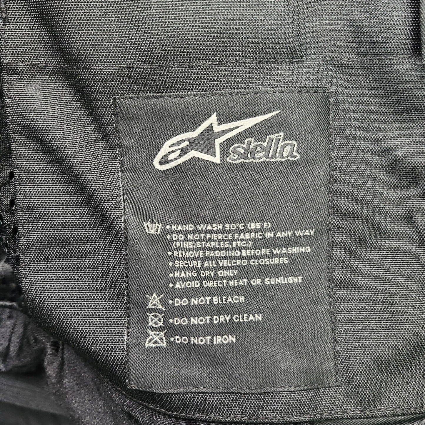 Alpinestars Womens Stella Armored Motorcycle Jacket Black Size XS