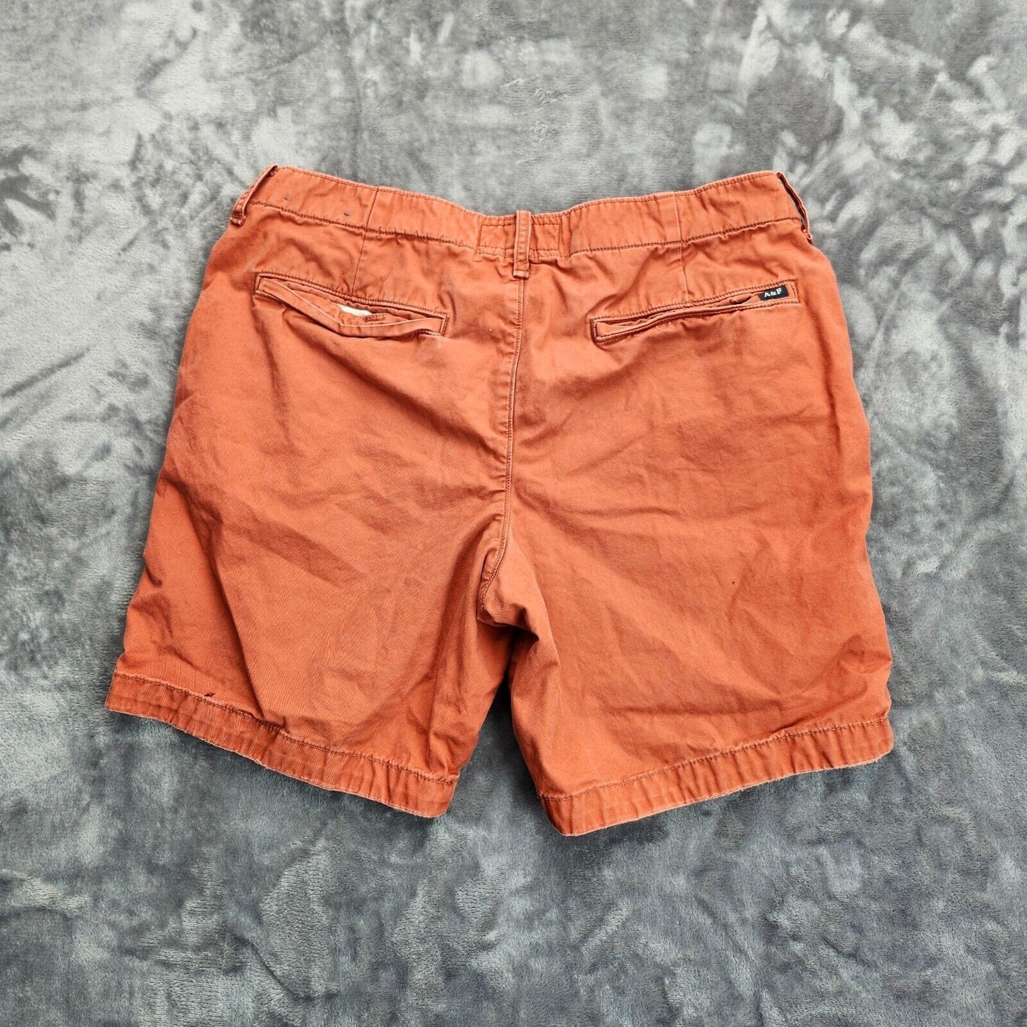 Abercrombie & Fitch 1892 Orange Chino Shorts Size 32