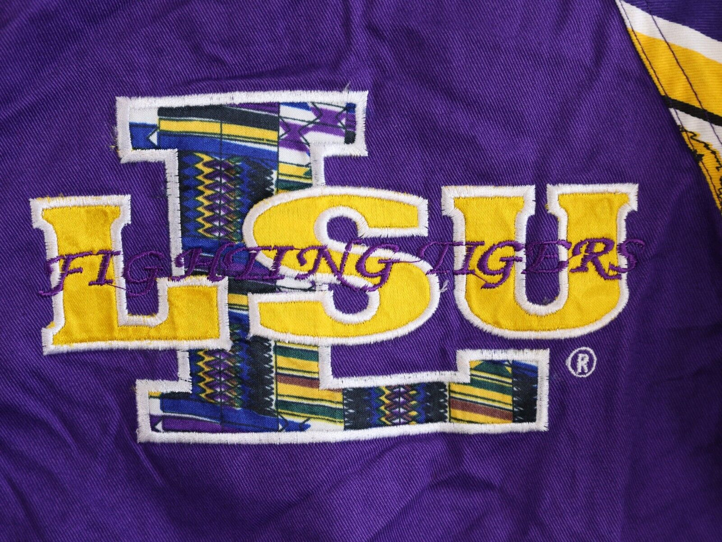 Officially Licensed LSU Button Down Jersey Sportswear Size M