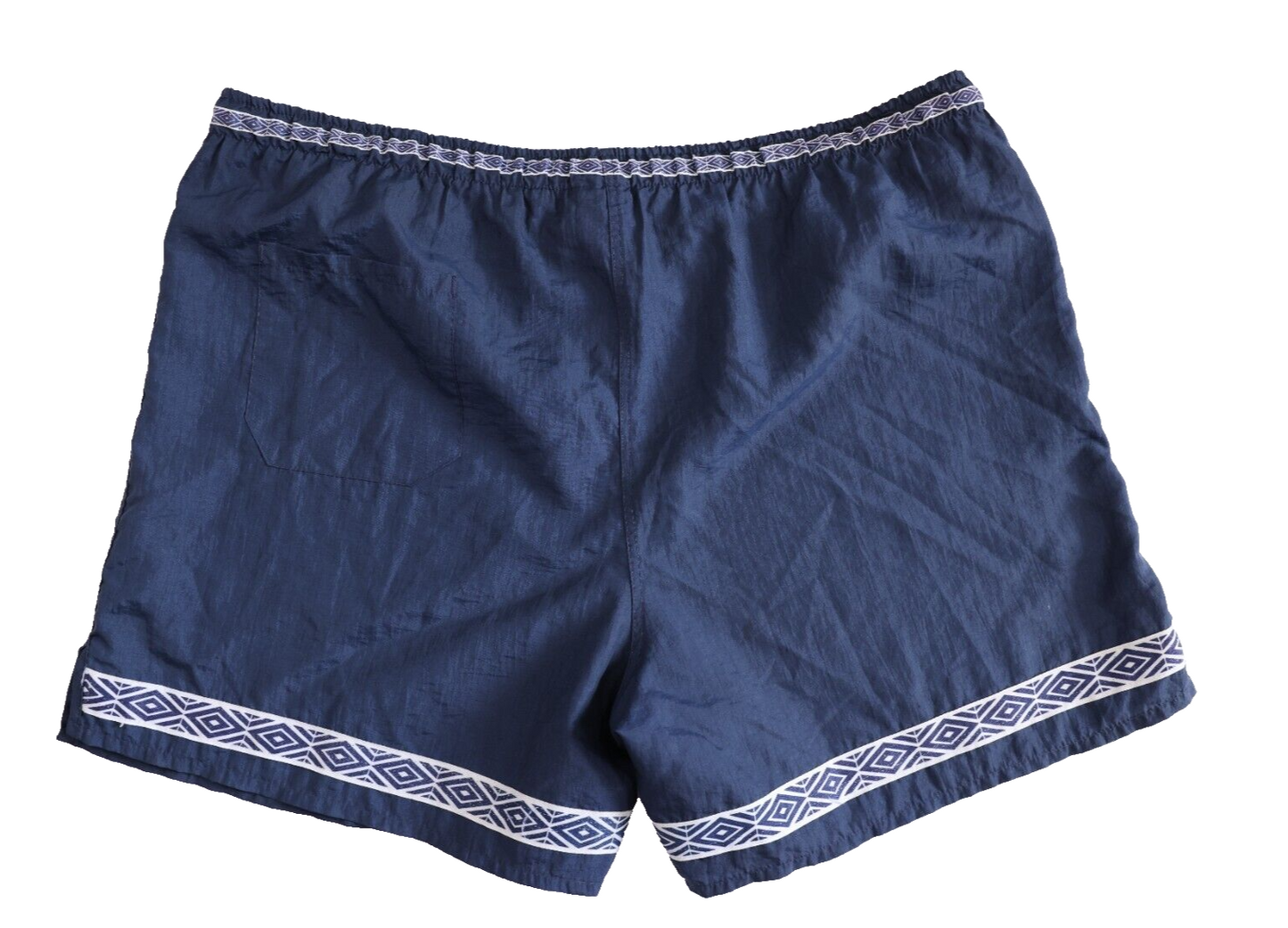 Vintage Umbro Soccer Shorts Blue with Pattern Size XL