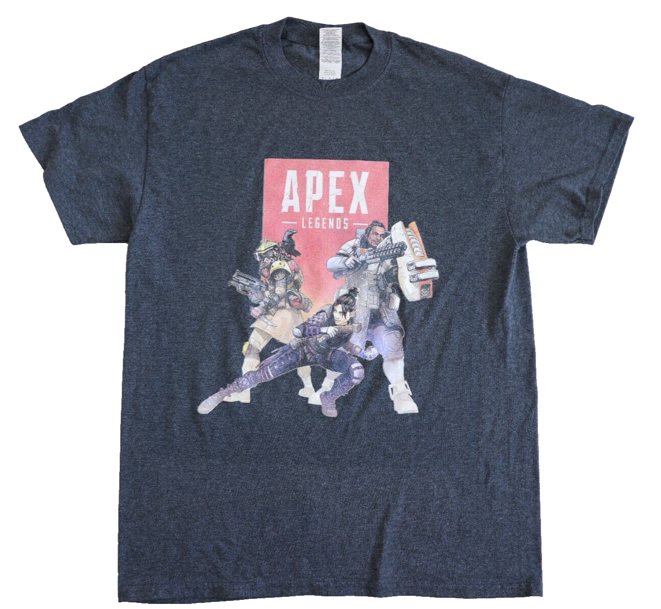Apex Legends Gildan Heavy Cotton Gray T Shirt MEDIUM