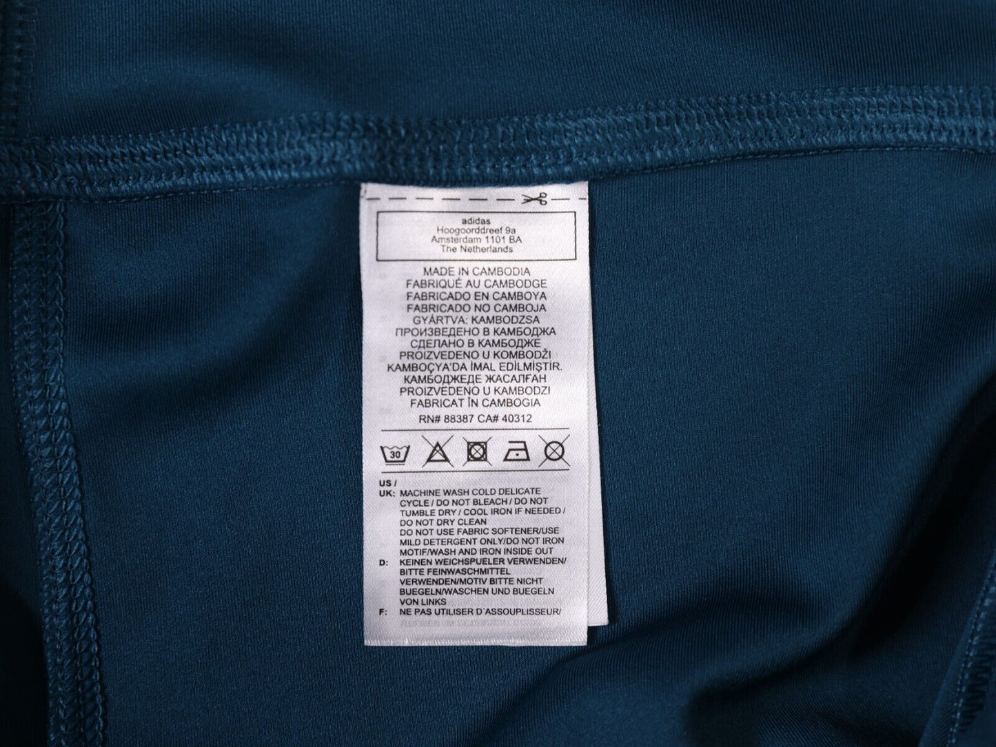 Adidas Ladies leggings Climate Paints in Green Size L