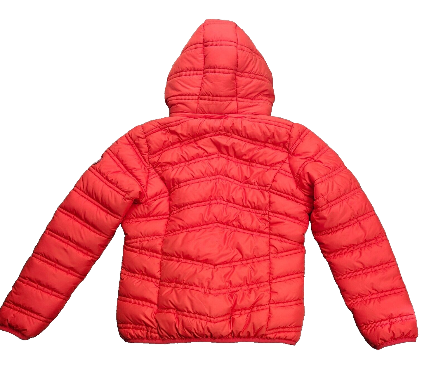 Roosevelt American College Womens Red Puffer Jacket Size Large