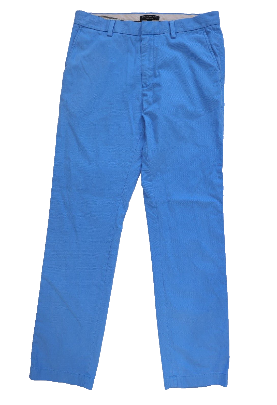 Banana Republic Alden Chino 33x34 Blue Cotton Pants