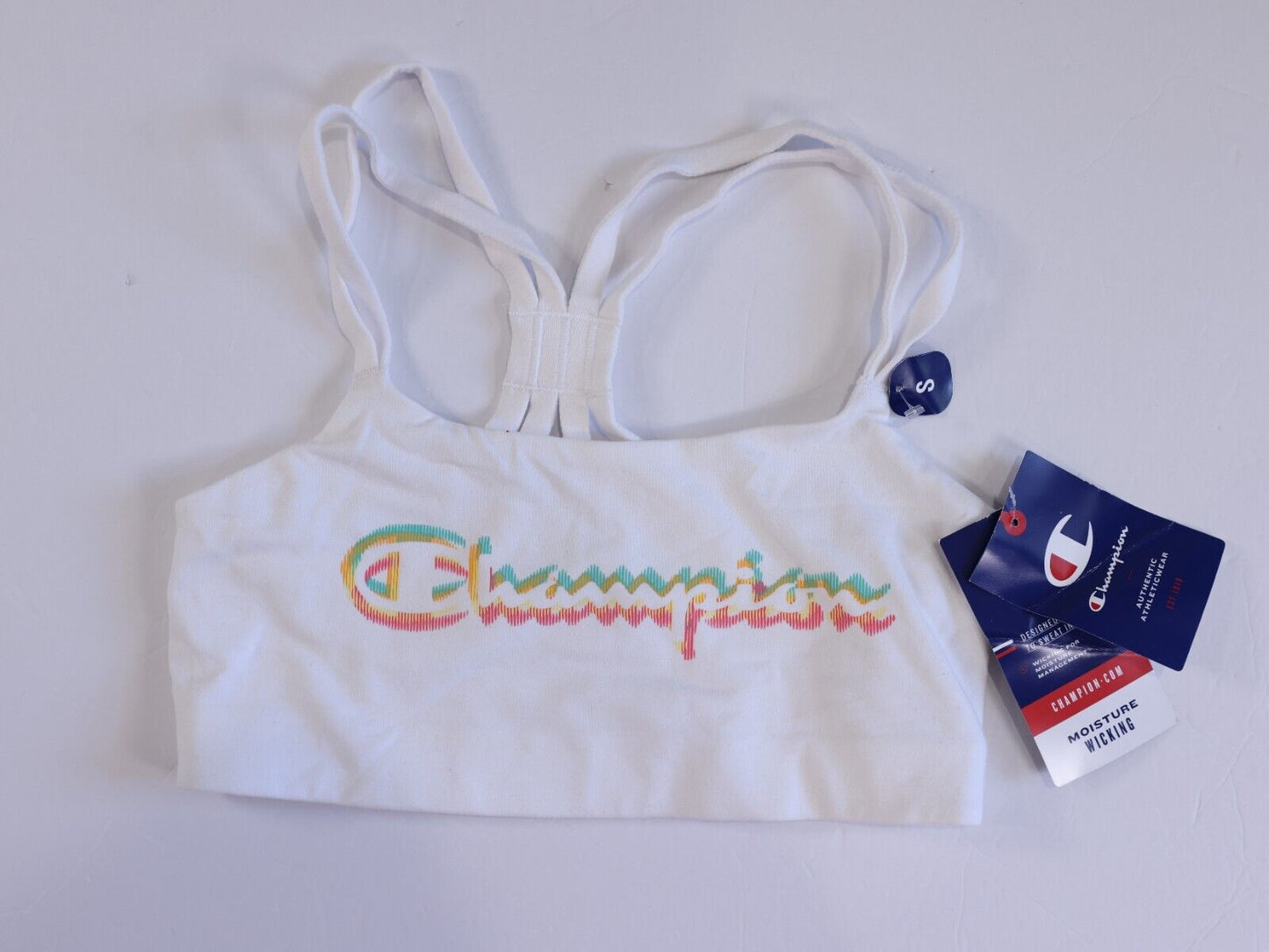 Champion Women's Authentic Racerback Sports Bra with Moderate Support Small