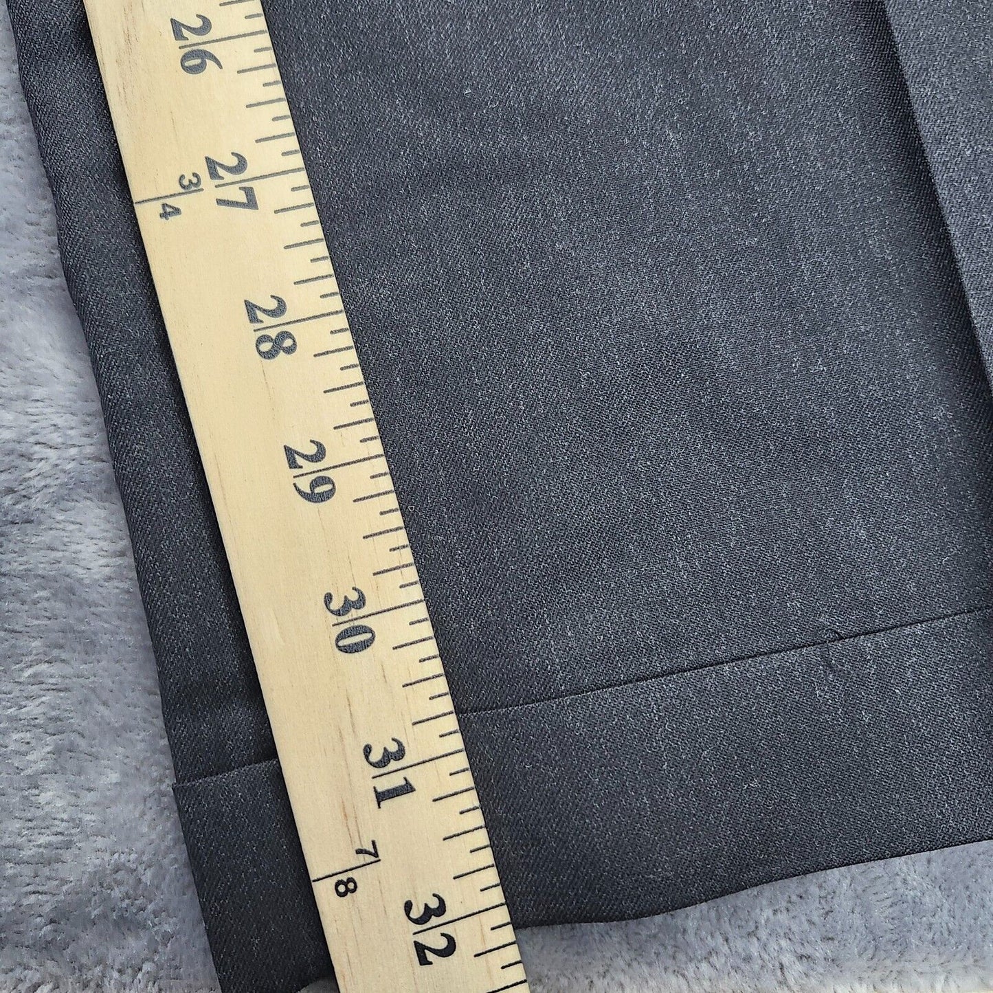 100% Wool Suit Set Jacket Size 52 X Long, Pants 46.5 X Long