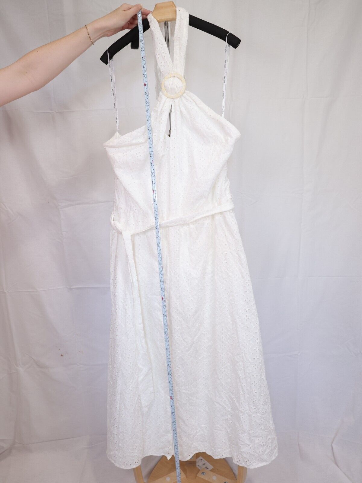 Anne Klein Women's O-Ring Halter Dress Size 16