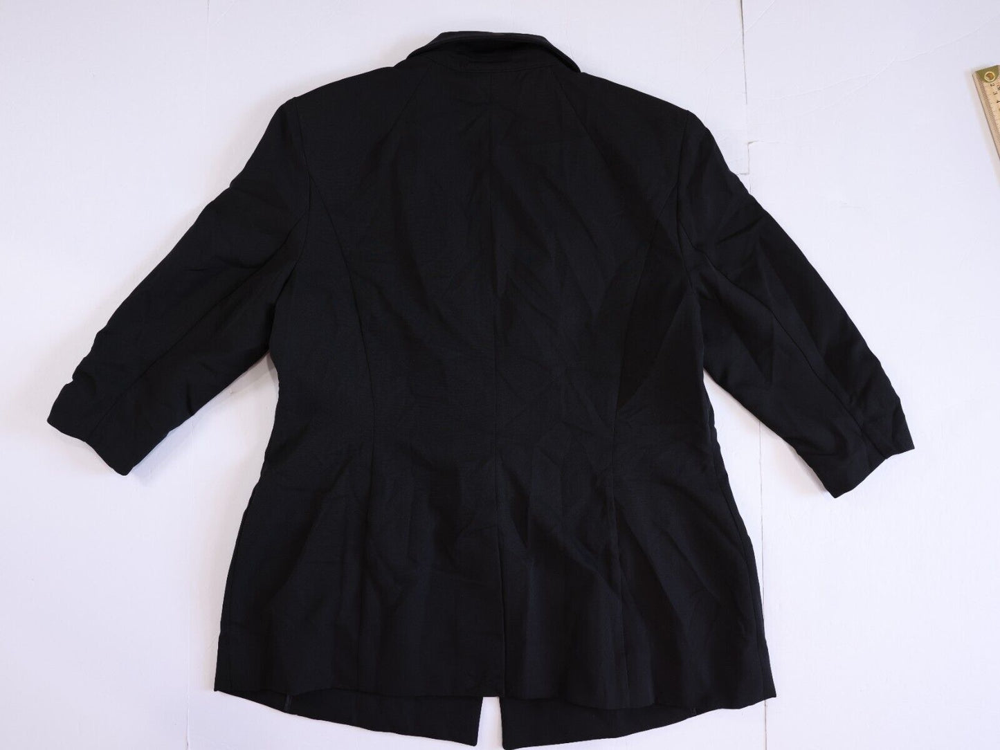 NWT I.N.C Womens Black Blazer 3/4 sleeve Size PXL