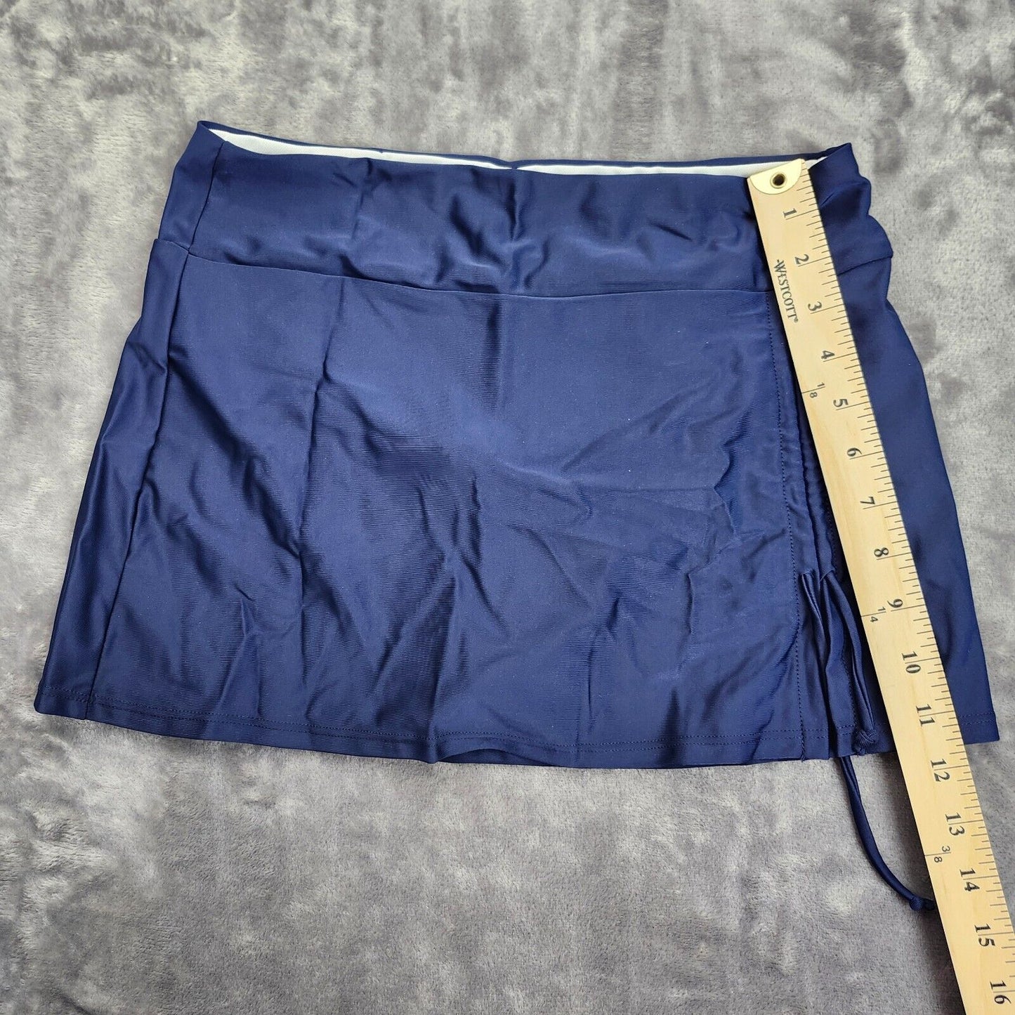 Womens Swimsuit Shorts Backless Two Piece Beach Wear with skirt 2XL