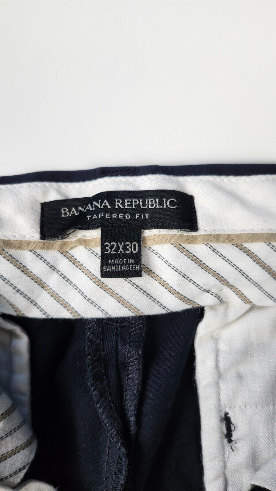 Banana Republic Mens Pants Blue Size 32x30* Chino Tapered Fit