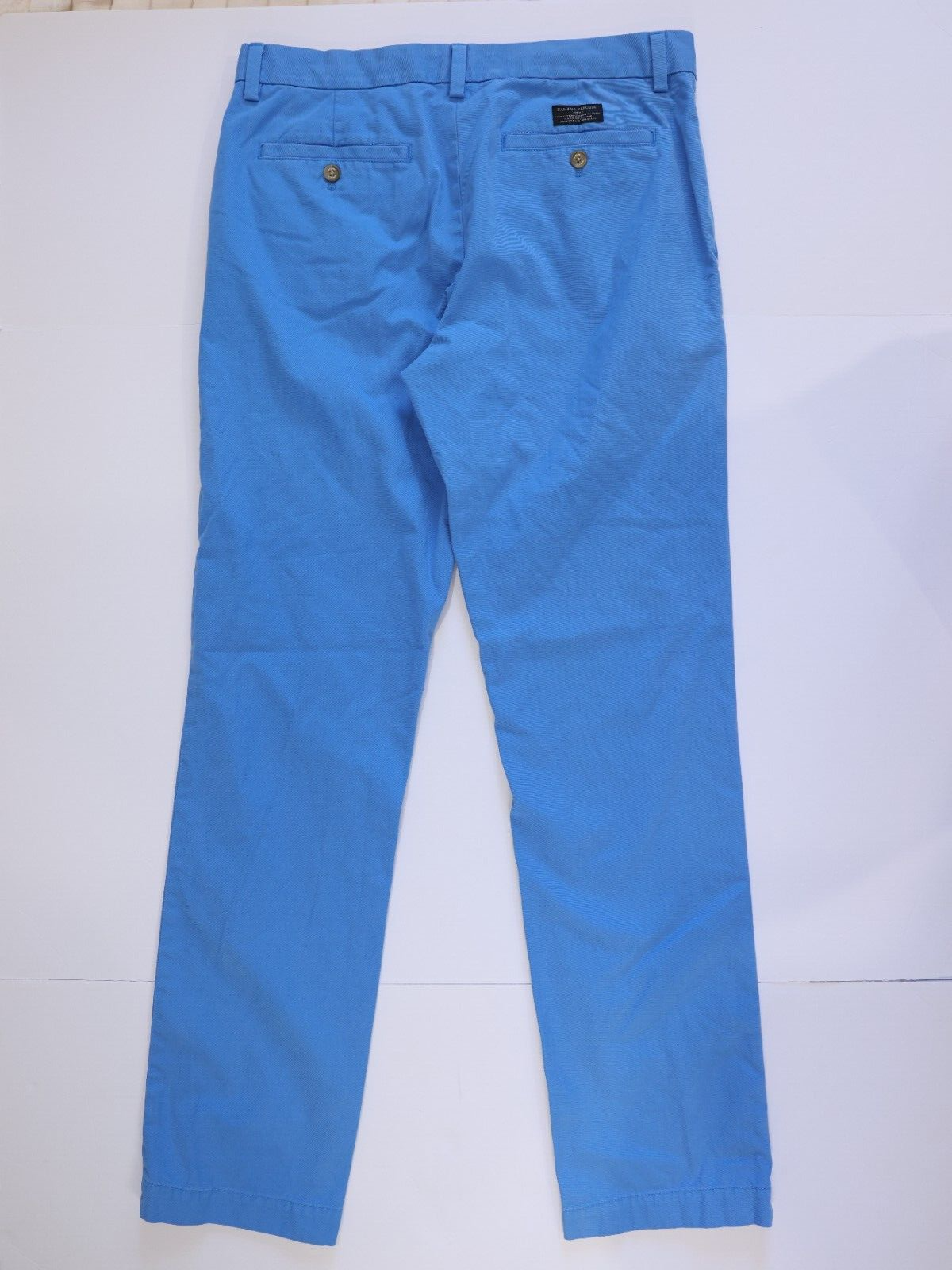 Banana Republic Alden Chino 33x34 Blue Cotton Pants