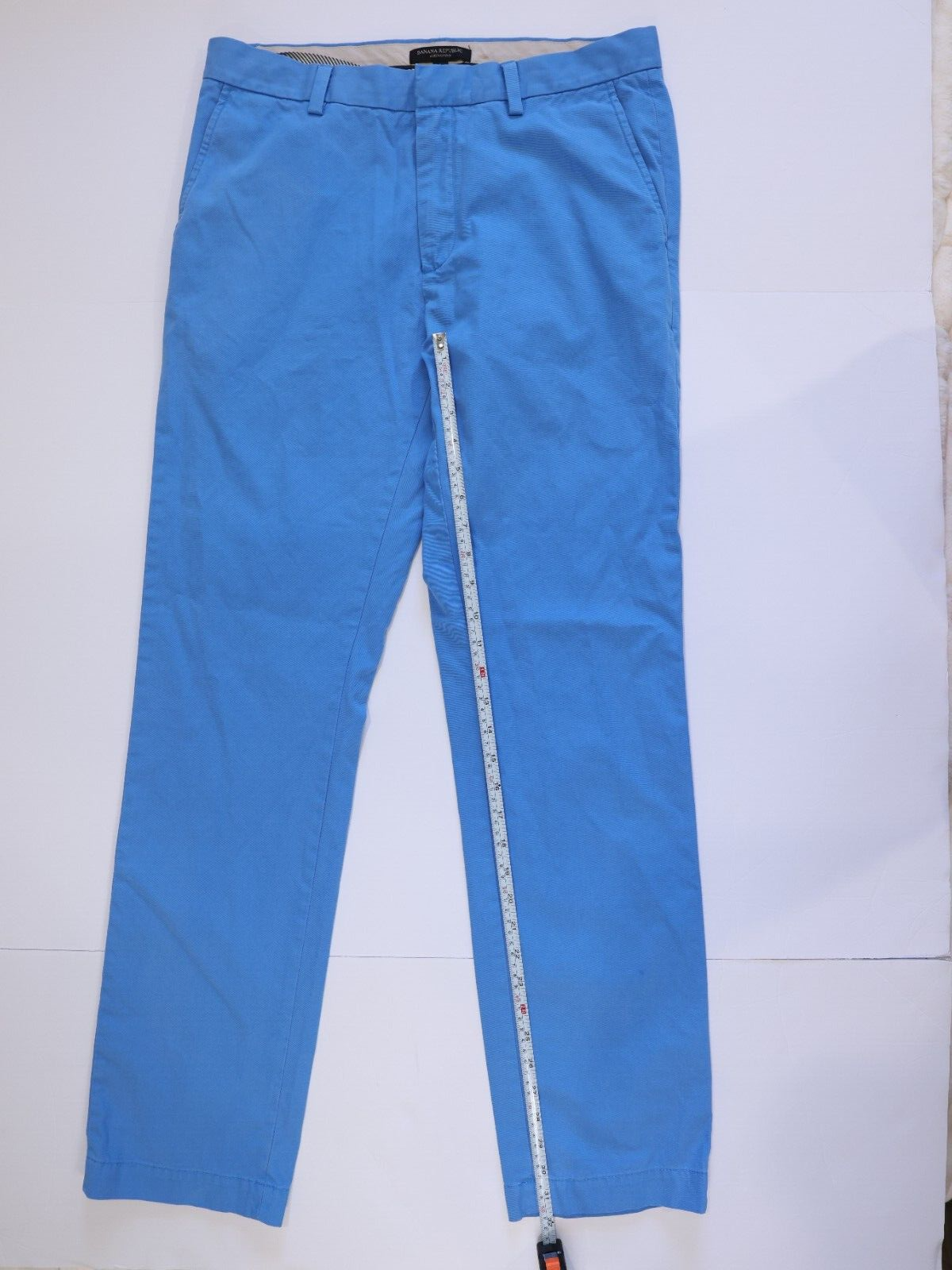 Banana Republic Alden Chino 33x34 Blue Cotton Pants