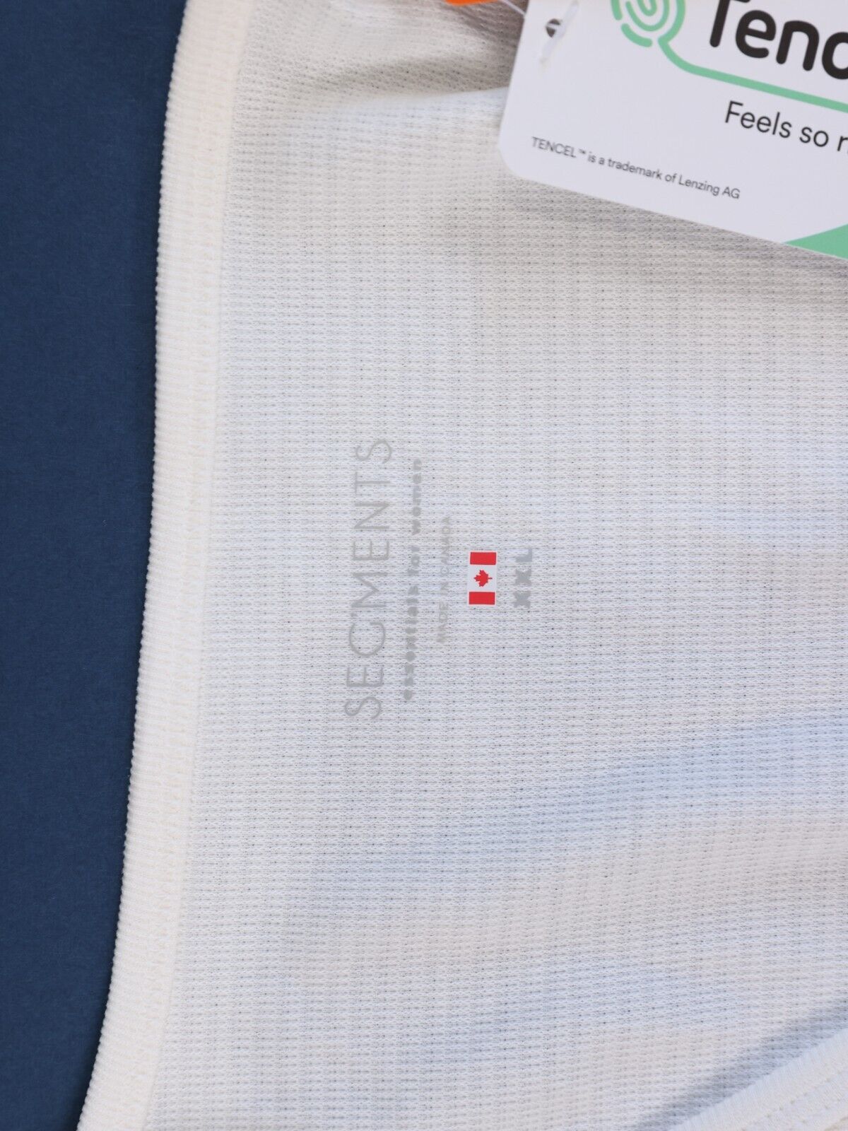 Secments Made in Canada Womens Long Sleeve Shirt XXL White