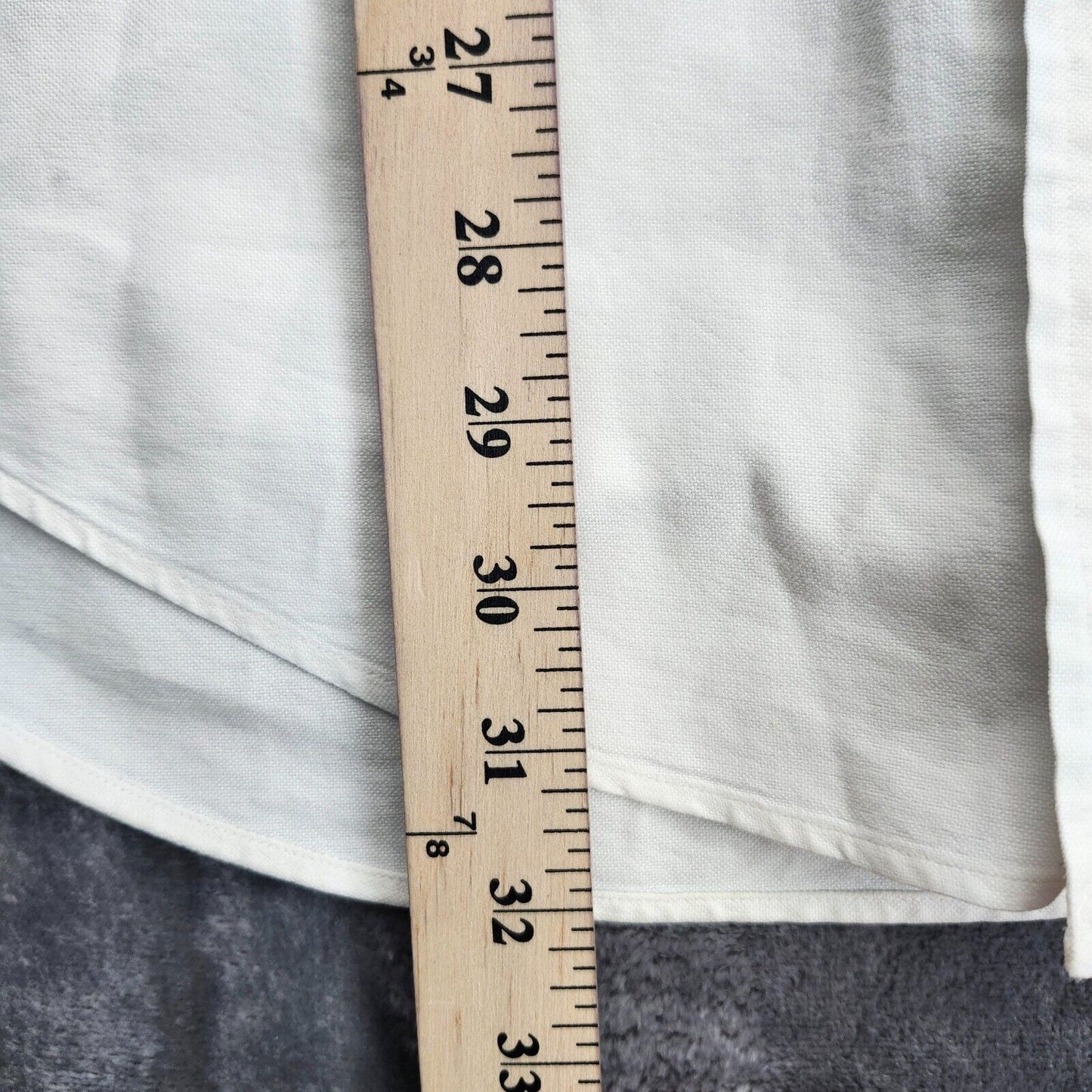 Ralph Lauren men's vintage 00s white button-down shirt with natural pony 16 34