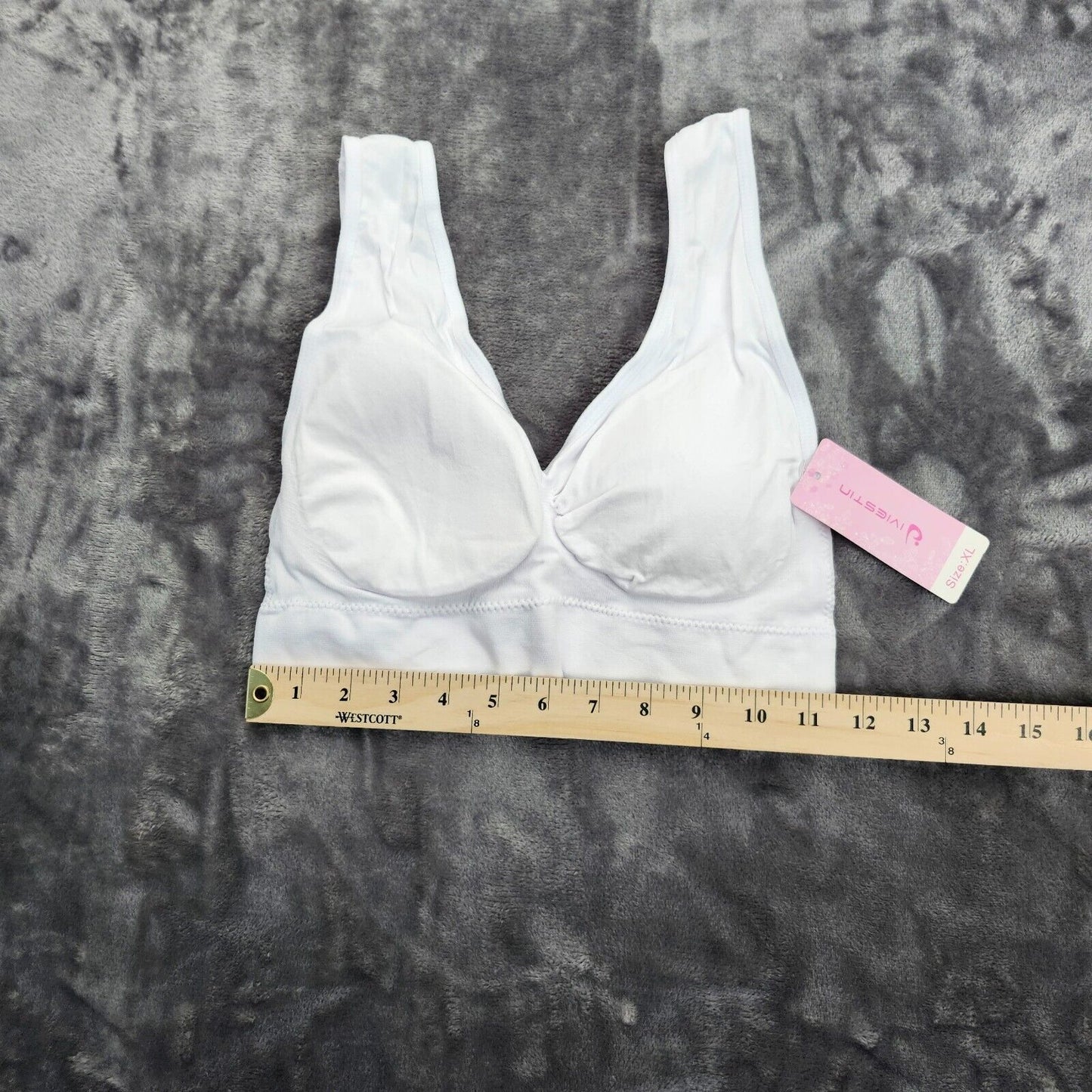 3 Pack Leisure Women's Wirefree Comfort Sports Bra with Removable Pads XL