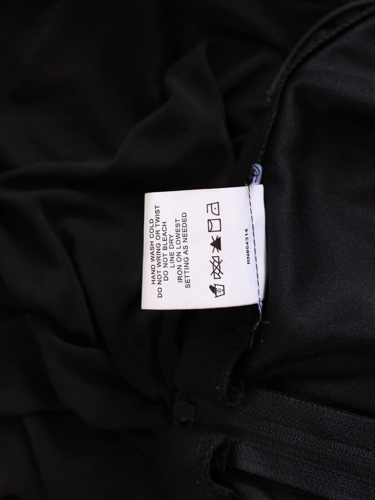 B Darlin Trendy Plus Size Bungee-Strap Black 16W