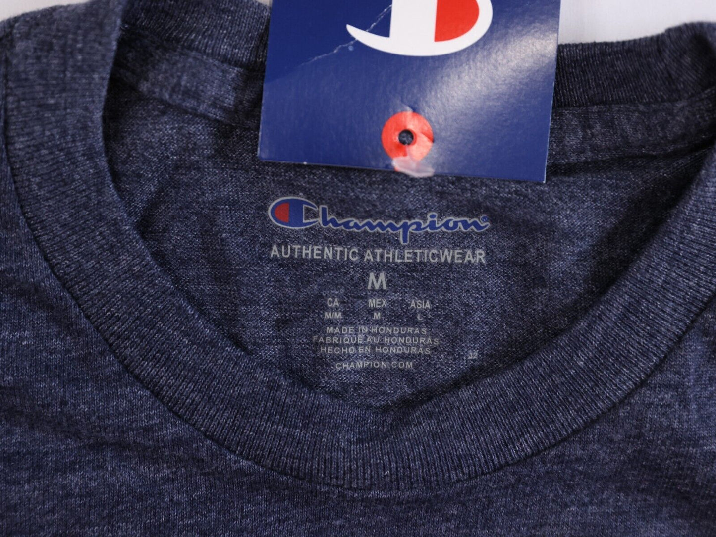 CHAMPION AUTHENTIC ACTIVEWEAR T Shirt Mens Size M Heather Gray