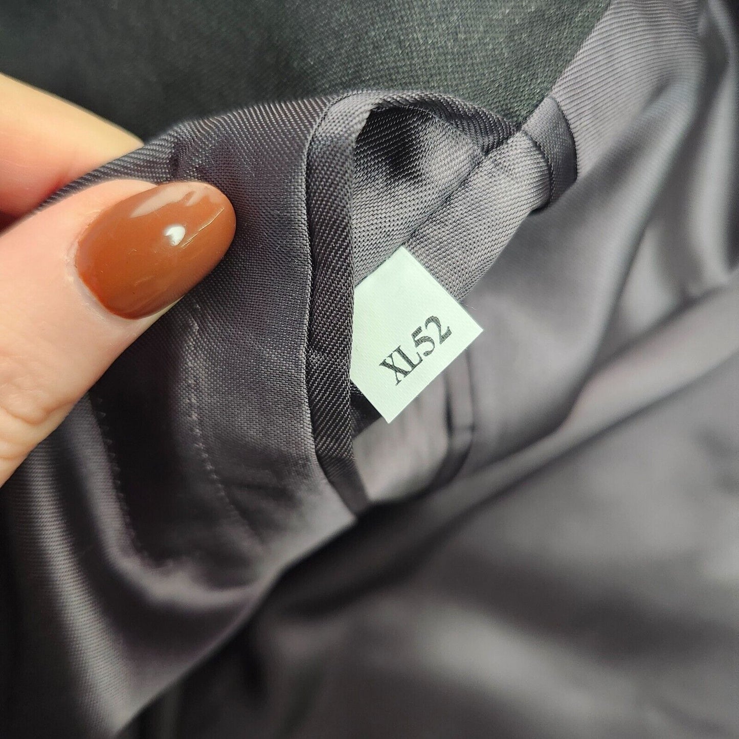 100% Wool Suit Set Jacket Size 52 X Long, Pants 46.5 X Long