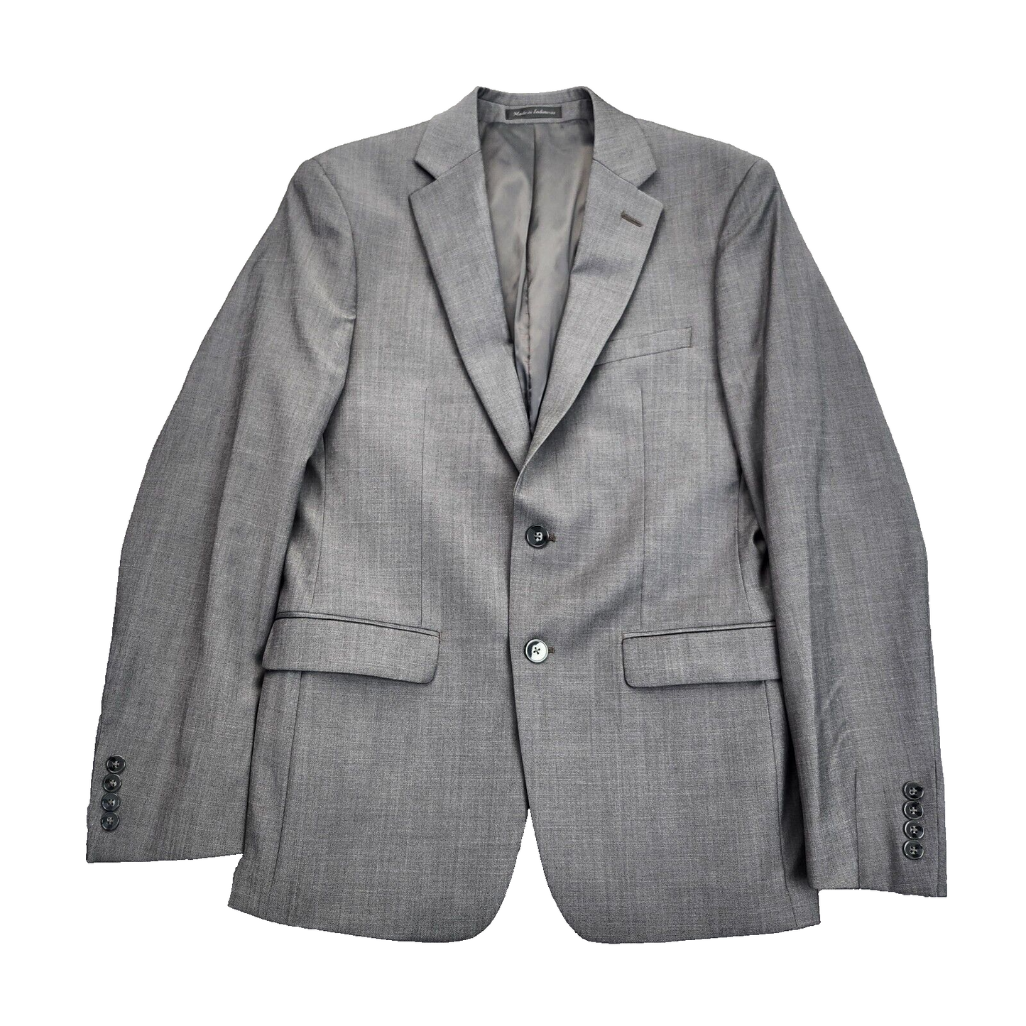 Calvin Klein Men's Suit Set Jacket Gray Blazer 38 Regular Pants 34w x 32L