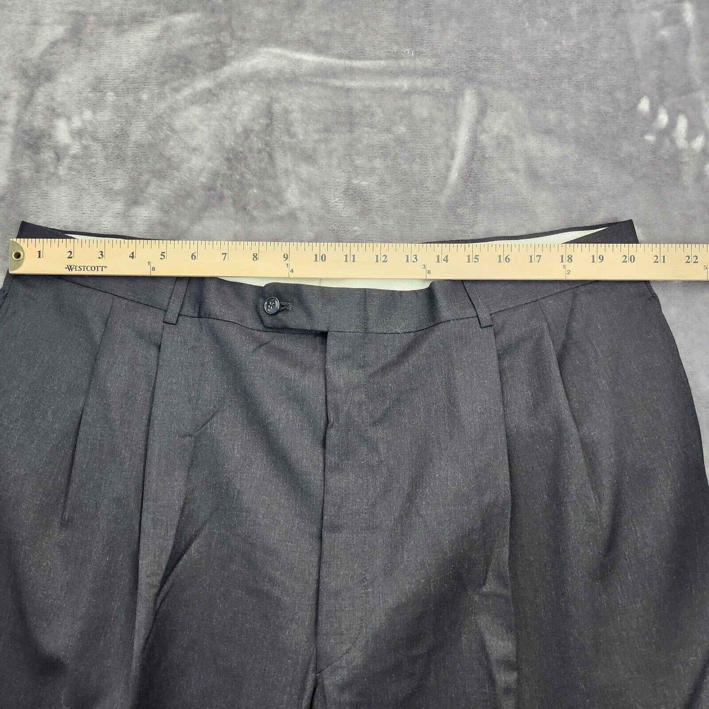 100% Wool Tuxedo Set Jacket Size 50 L, Pants 40x30