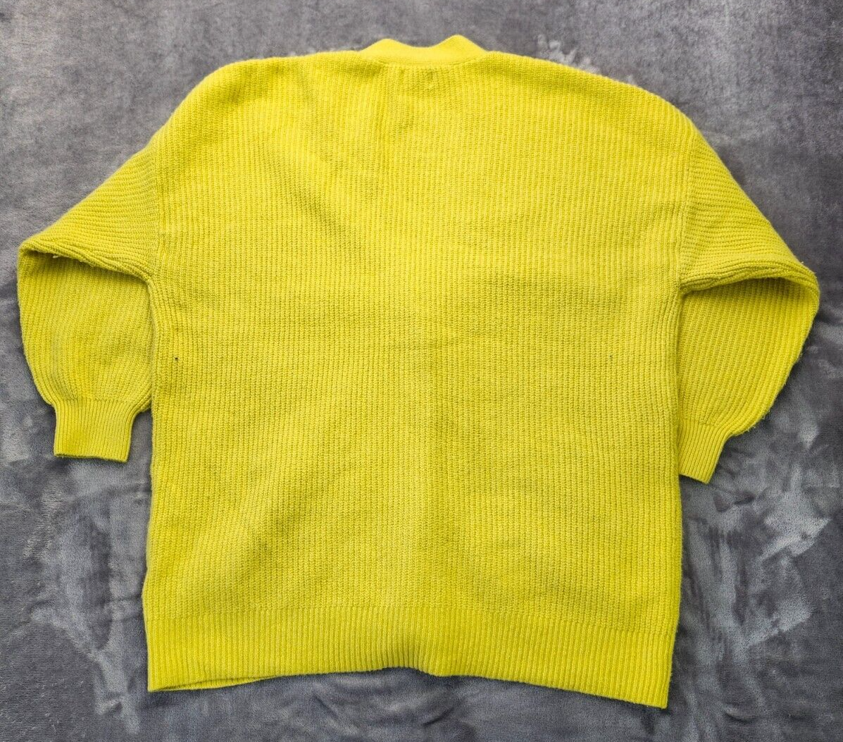 aerie womens knit button up cardigan Yellow size large