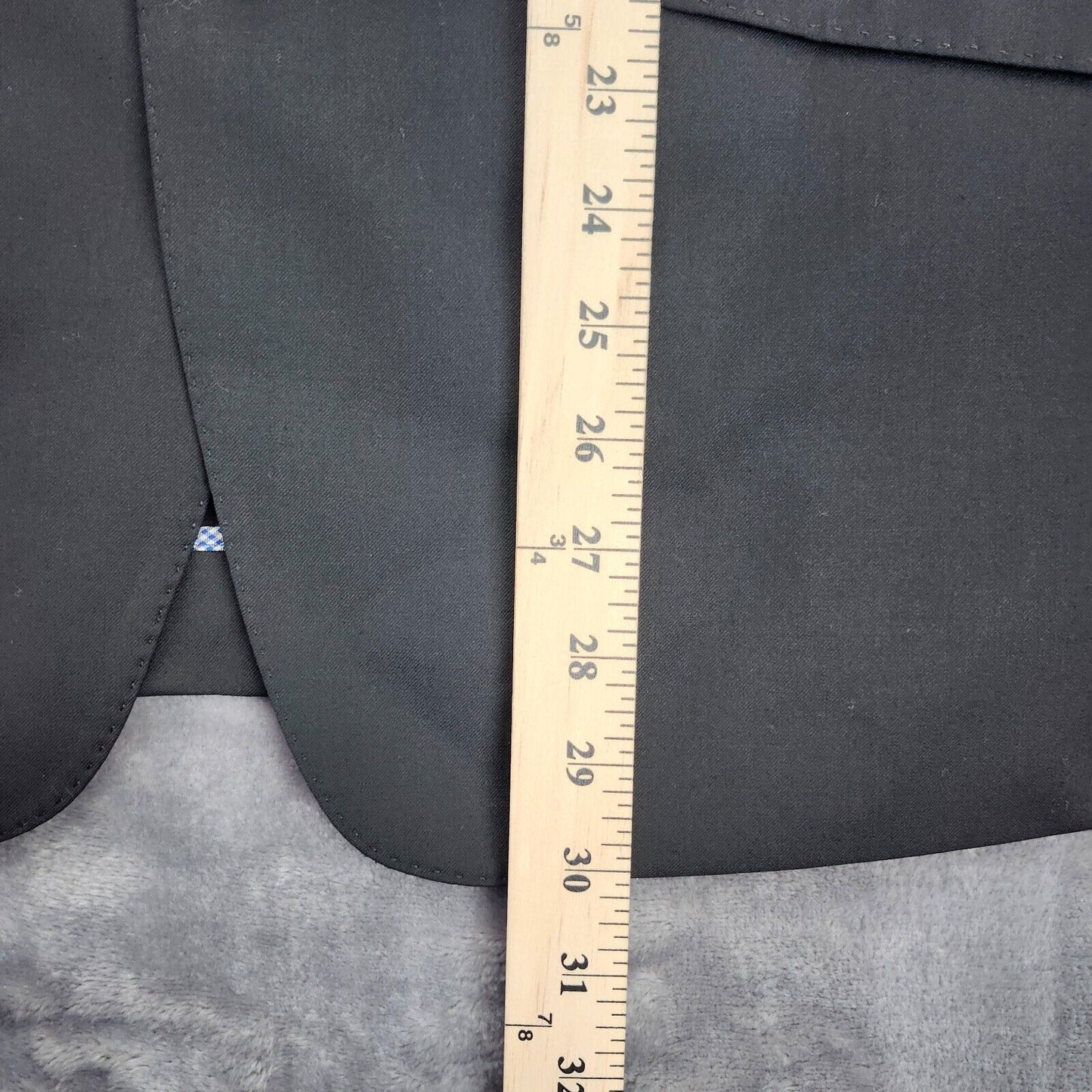 Ben Sherman Mens Cosser Suit Jacket Black Blazer 40 Regular